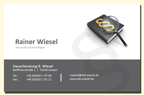 Steuerberatung Rainer Wiesel Raiffeisenstrae 2 54340 Leiwen